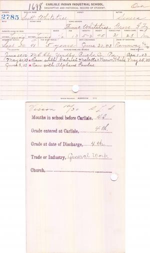 Scott Whitetree Student File Scott Whitetree Student File