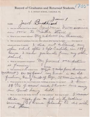 Jacob Buckheart (Na-Ri-Spia-Ra-Ra) Student File