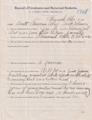 Scott Foreman Student File