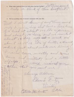 Edward Fritz Student File Edward Fritz Student File