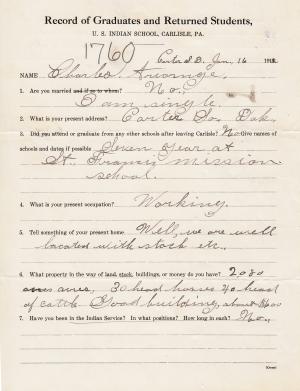 Charles Arcornge Student File Charles Arcornge Student File