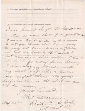 Fred Tall Crane Student File