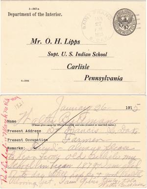 Walter Bullman Student File