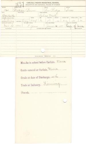 William Brown Student File William Brown Student File