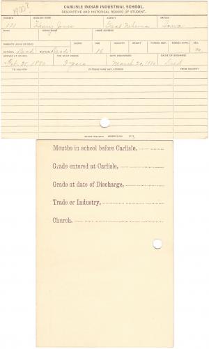 Henry Jones Student File Henry Jones Student File