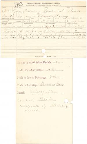 Jesse Redwing Student File Jesse Redwing Student File