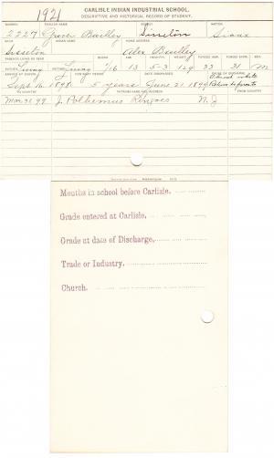 Grover Bailly Student File Grover Bailly Student File