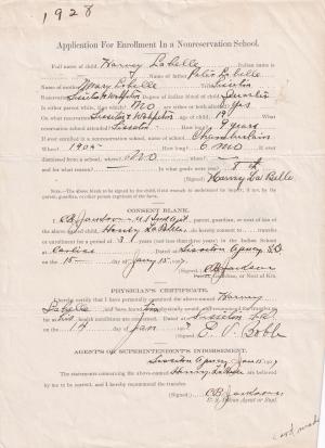 Harvey La Belle Student File Harvey La Belle Student File