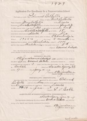 Edward La Belle Student File Edward La Belle Student File