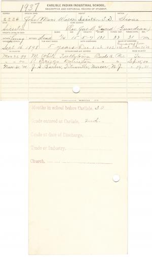 John Mani Walker Student File John Mani Walker Student File