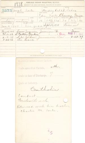 Joseph Forte Student File Joseph Forte Student File