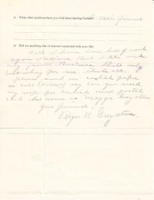 Roger Gray Stone Student File 