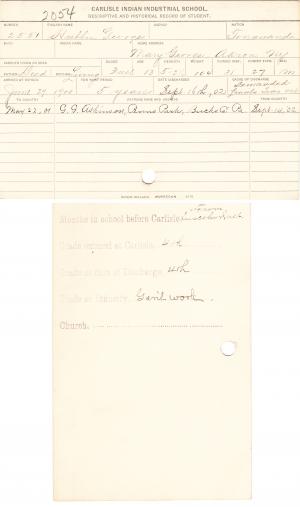 Hubbin George Student File