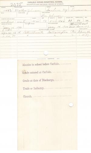 Matthew Johnson Student File Matthew Johnson Student File