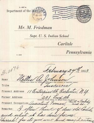 Nellis Johnson Student File