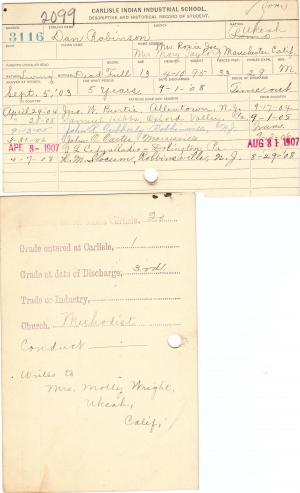 Dan Robinson Student File Dan Robinson Student File