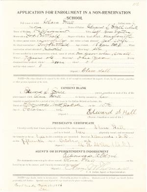 Clara Hall Student File Clara Hall Student File