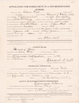 Clara Hall Student File Clara Hall Student File