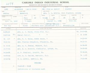 Anna Buck Student File Anna Buck Student File