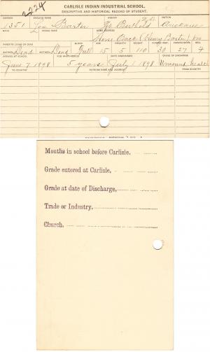Loa Baxter Student File Loa Baxter Student File