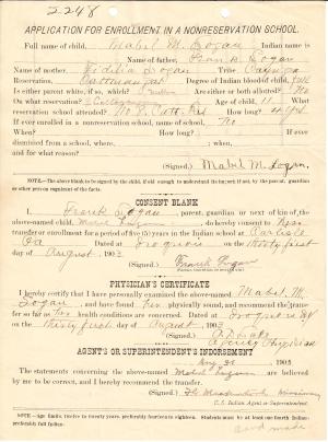 Mabel Logan Student File Mabel Logan Student File