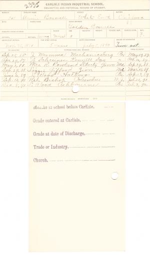 Annie Boswell Student File Annie Boswell Student File