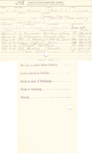 Annie Boswell Student File