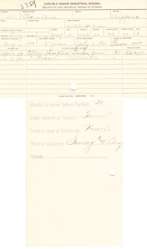 Clara Ance Student File Clara Ance Student File