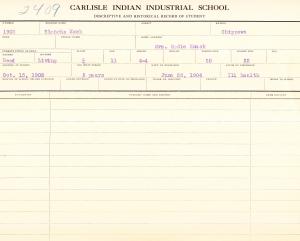 Blanche Hauck Student File