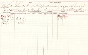 Nellie Clement Student File