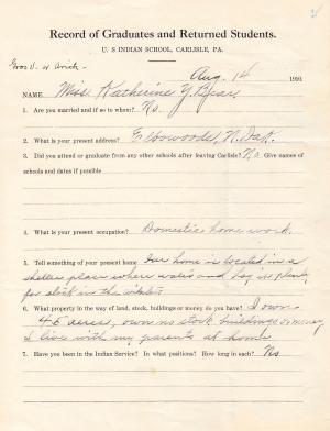 Catherine Youngbear Student File Catherine Youngbear Student File