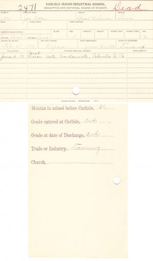 Joe Vetter Student File Joe Vetter Student File