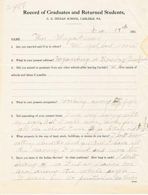 Mary Garrow Student File Mary Garrow Student File