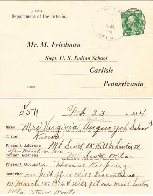 Virginia Oequa (To turn back) Student File Virginia Oequa (To turn back) Student File