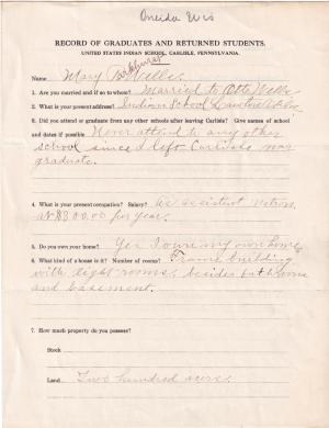Mary Parkhurst Student File Mary Parkhurst Student File