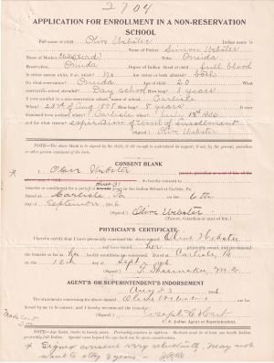 Olive Webster Student File Olive Webster Student File