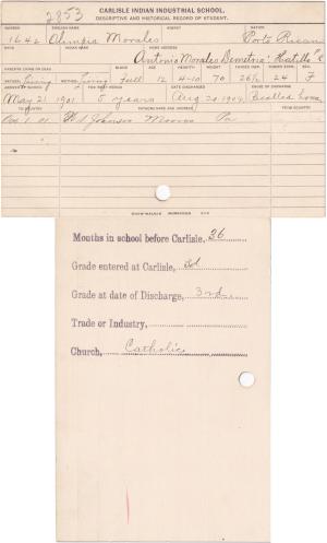 Olimpia Morales Student File