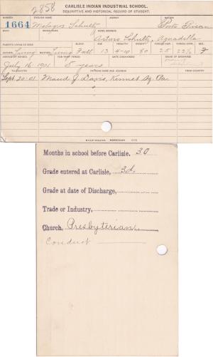 Melagros Schultz Student File