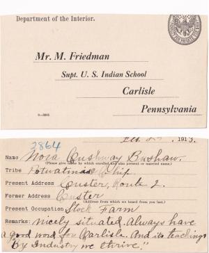 Nora Cushaway Student File