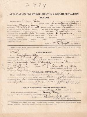 Mary Day Student File