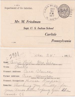 Carrie Reed Student File