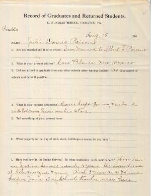 Julia Dorris Student File Julia Dorris Student File