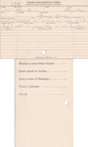 Flora Ross Student File