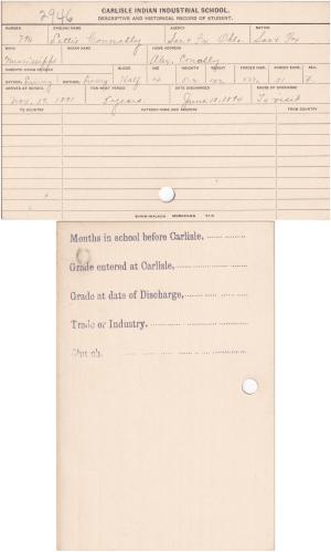 Lettie Connolly Student File
