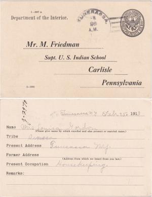 Louisa Gordon Student File