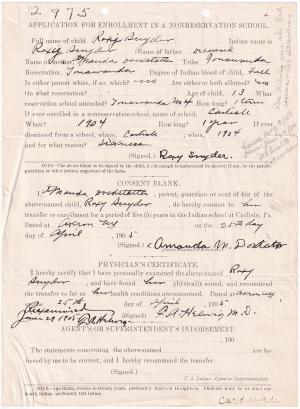 Roxie Snyder Student File