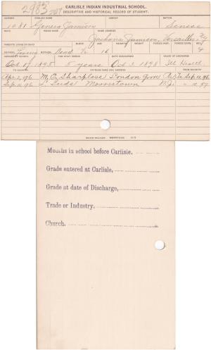 Geneva Jamison Student File