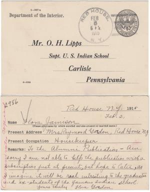 Flora Jamison Student File