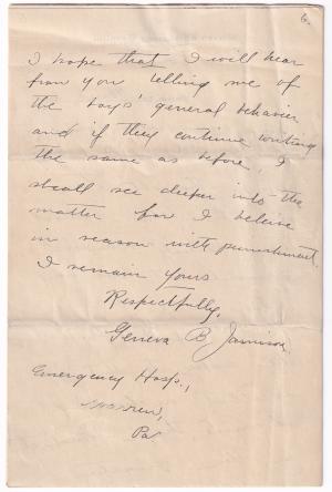 Geneva Jamison Student File