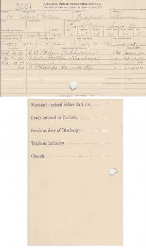 Sarah Nelson Student File Sarah Nelson Student File